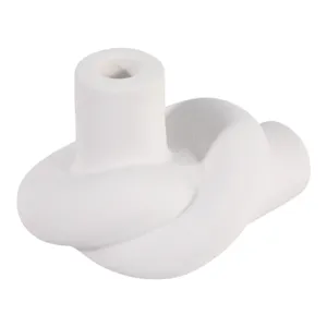 DUNCANCROSS WHITE CANDLE HOLDER 4 (IN) 6
