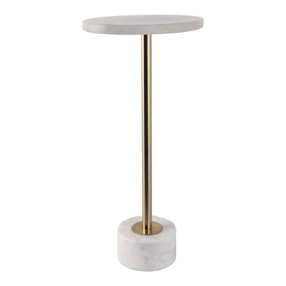 MERCERCLIFF WHITE TABLE 24 (IN)