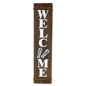 35" WELCOME FLIP FLOP SIGN 1