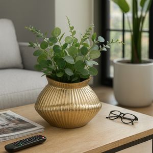 TARYNVALE GOLD VASE 9 (IN) 11