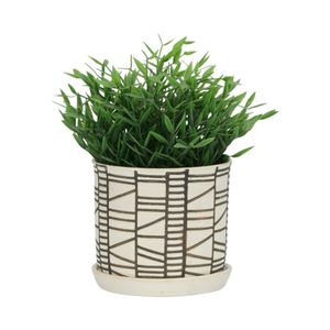 HOUSTONLAKE SET OF 2 IVORY PLANTER 7 (IN) 4
