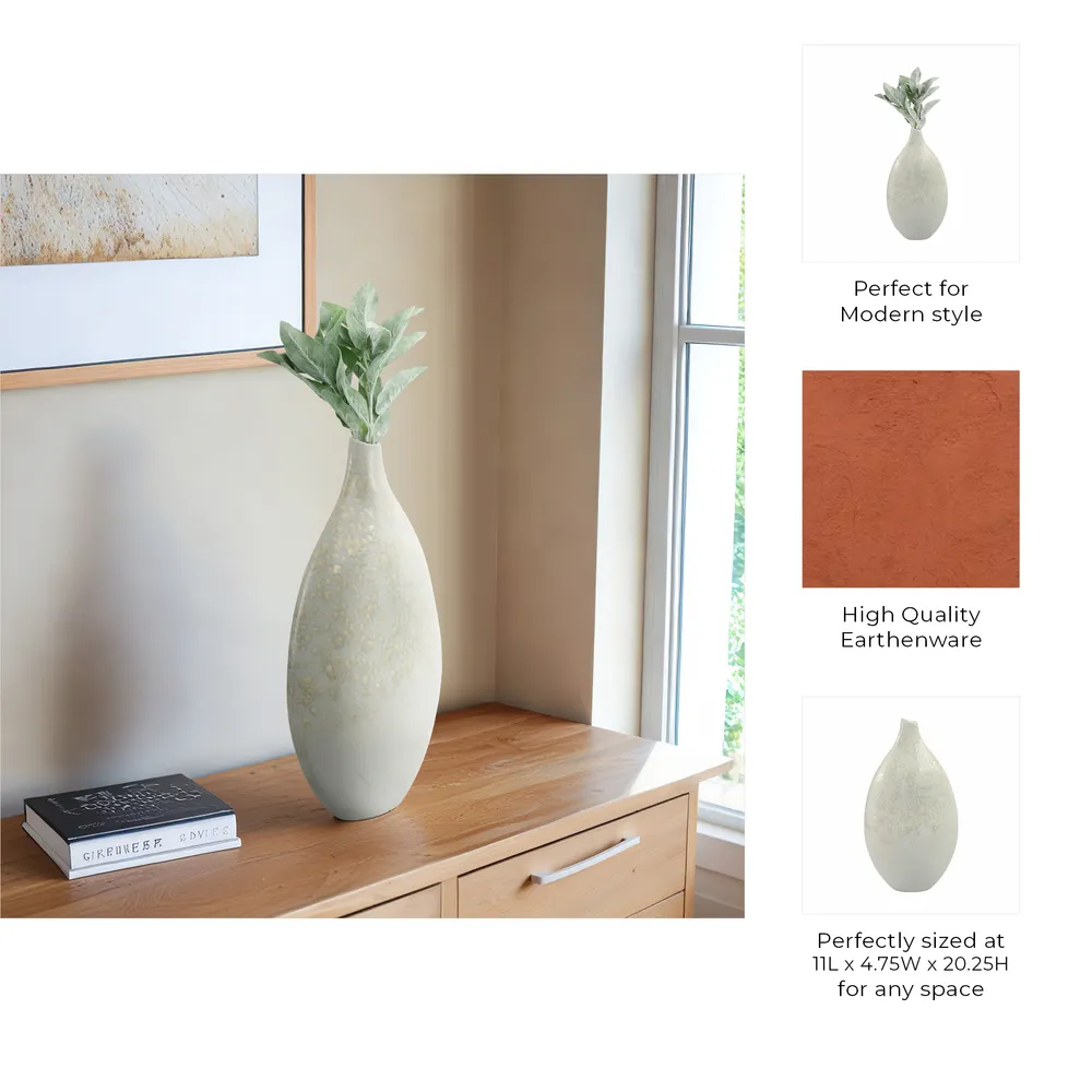 KEATONTON CREAM VASE 21 (IN)