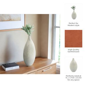 KEATONTON CREAM VASE 21 (IN) 10