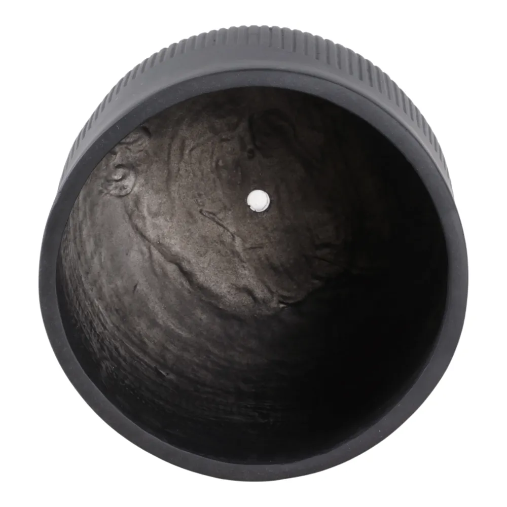 TODDCLIFF SET OF 3 BLACK PLANTER 16 (IN)