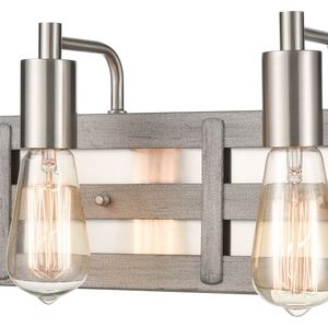 Brigantine 16'' Wide 2-Light Vanity Light - Weathered Driftwood 4