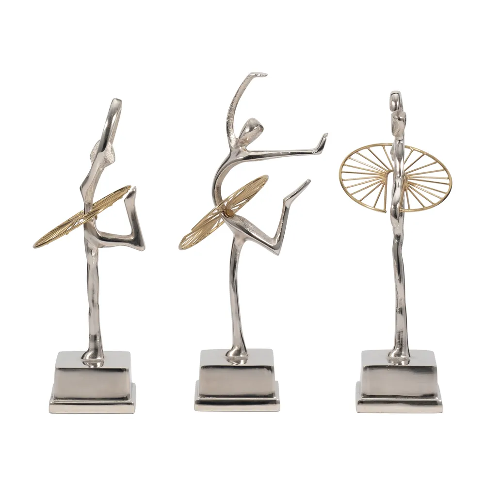 LYNNGROVE SET OF 3 SILVER DECOR 13 (IN)