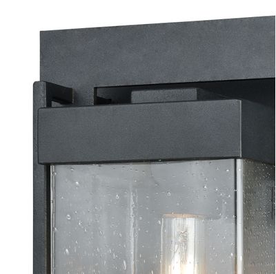 Overton 17″ High 1-Light Outdoor Sconce - Matte Black