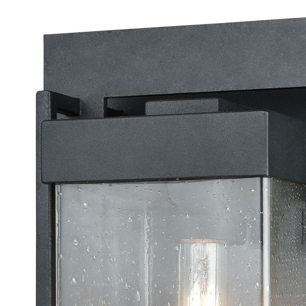 Overton 17'' High 1-Light Outdoor Sconce - Matte Black