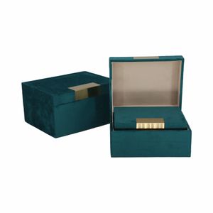KIRBYWORTH SET OF 3 BLUE BOXES 5 (IN) 7