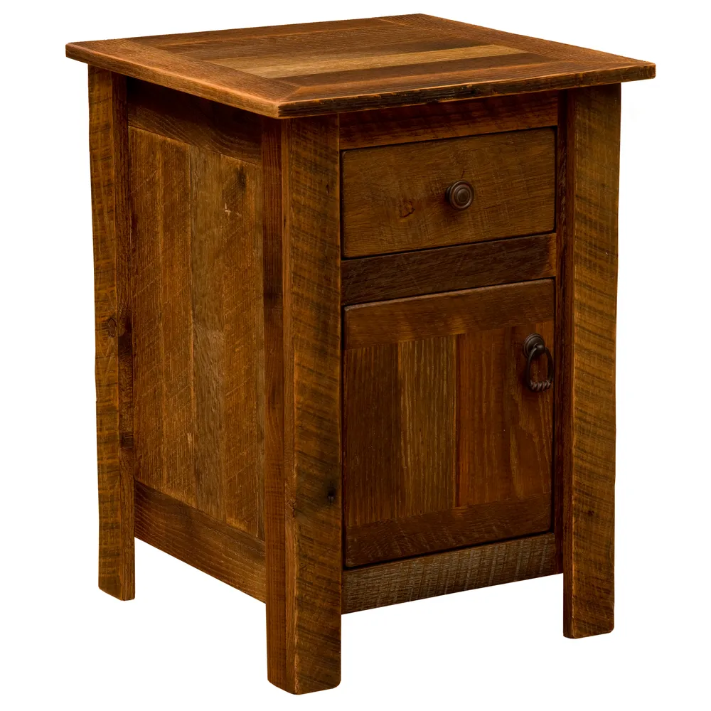 Barnwood Enclosed Nightstand
