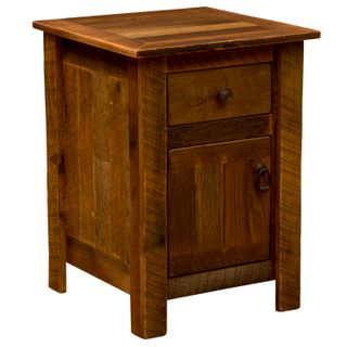 Barnwood Enclosed Nightstand