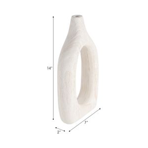 GRAYSONHAM WHITE VASE 14 (IN) 9
