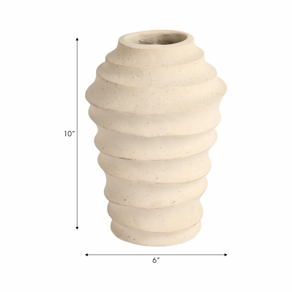 RIDERGATE IVORY VASE 10 (IN)