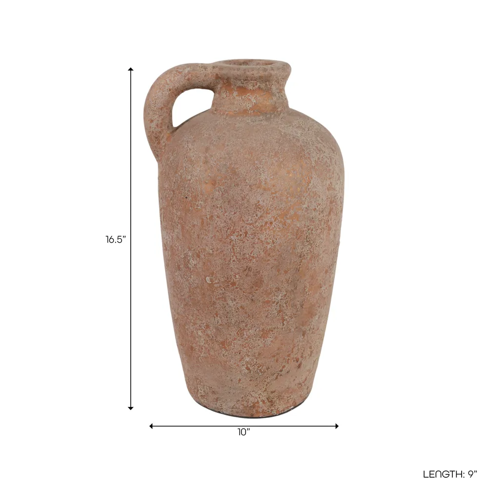 BENTONROSE GOLD VASE 17 (IN)