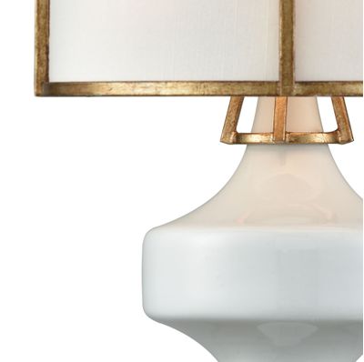 Ceramique 15″ High 1-Light Sconce - Antique Gold Leaf