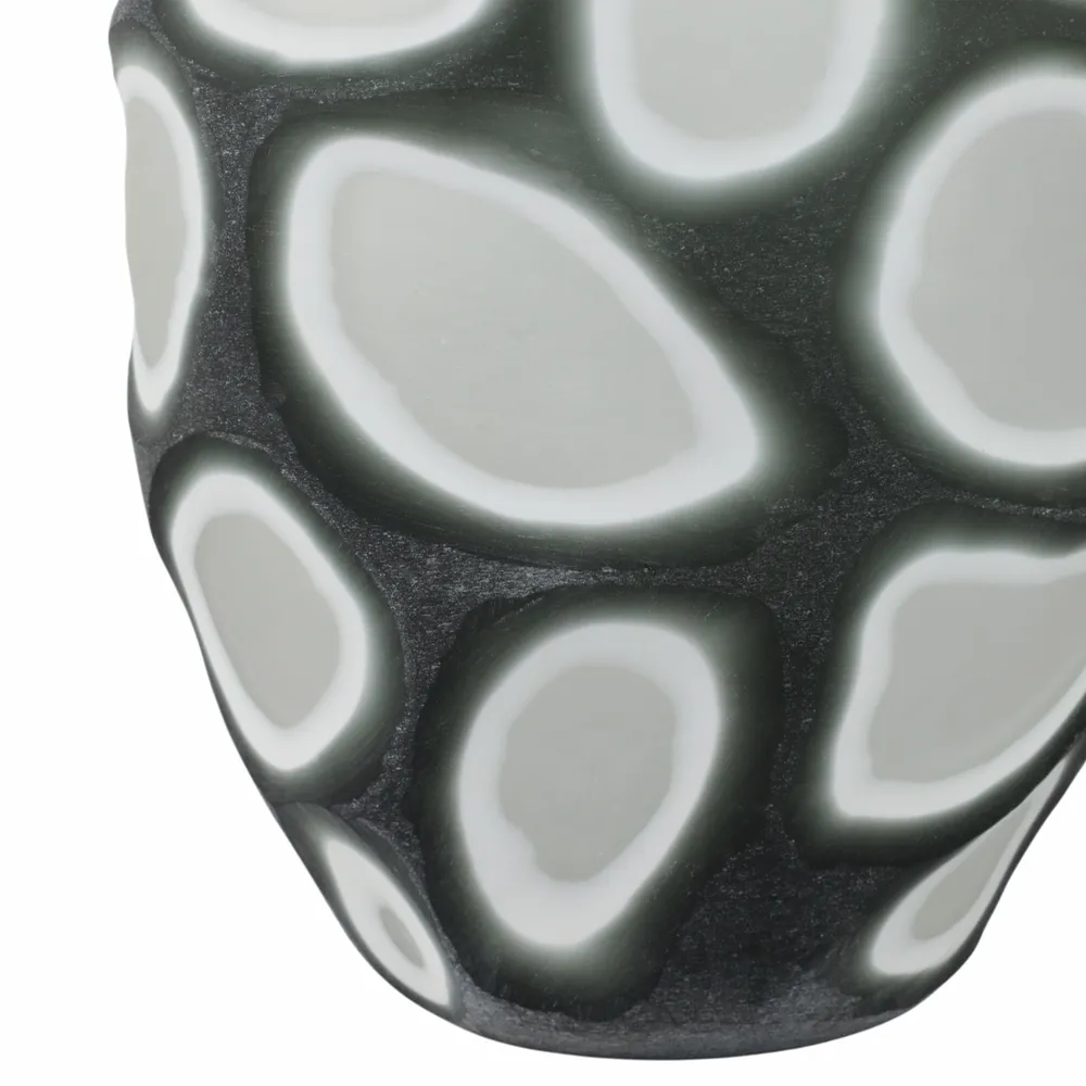 ARNETTBEACH GRAY GLASS VASE 12 (IN)