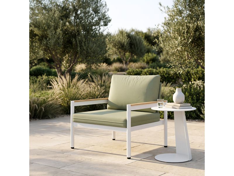 Sunny Isles Side Table White 11