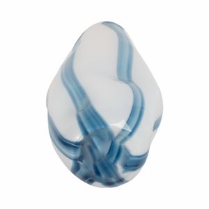 BIRCHBURN BLUE GLASS VASE 14 (IN) 8