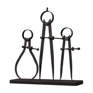 Compass and Caliper - Antique Black 1