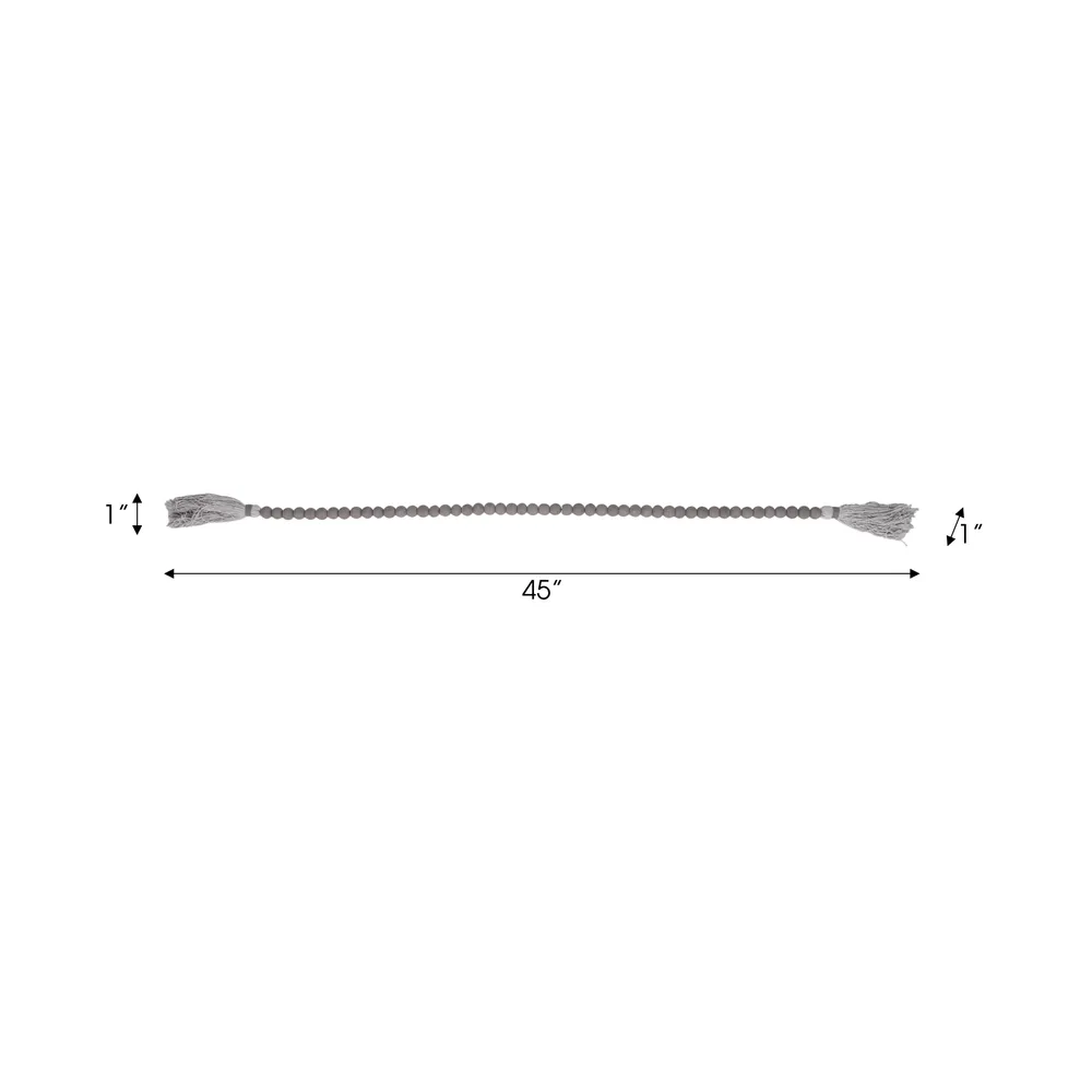 SKYLERWORTH GRAY BEAD 1 (IN)