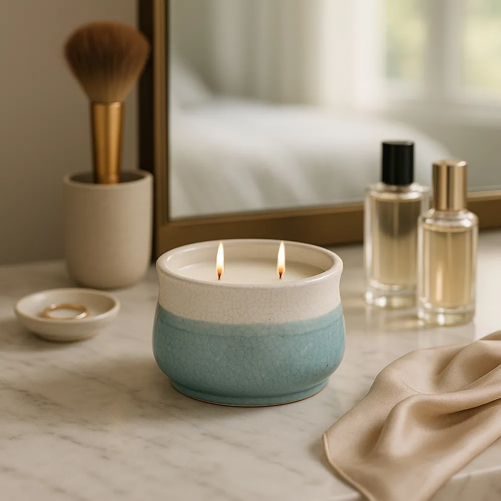BENNETSTONE MOCO BAMBOO CANDLE 4 (IN)