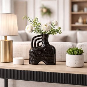 WELDONGROVE BLACK VASE 12 (IN) 11