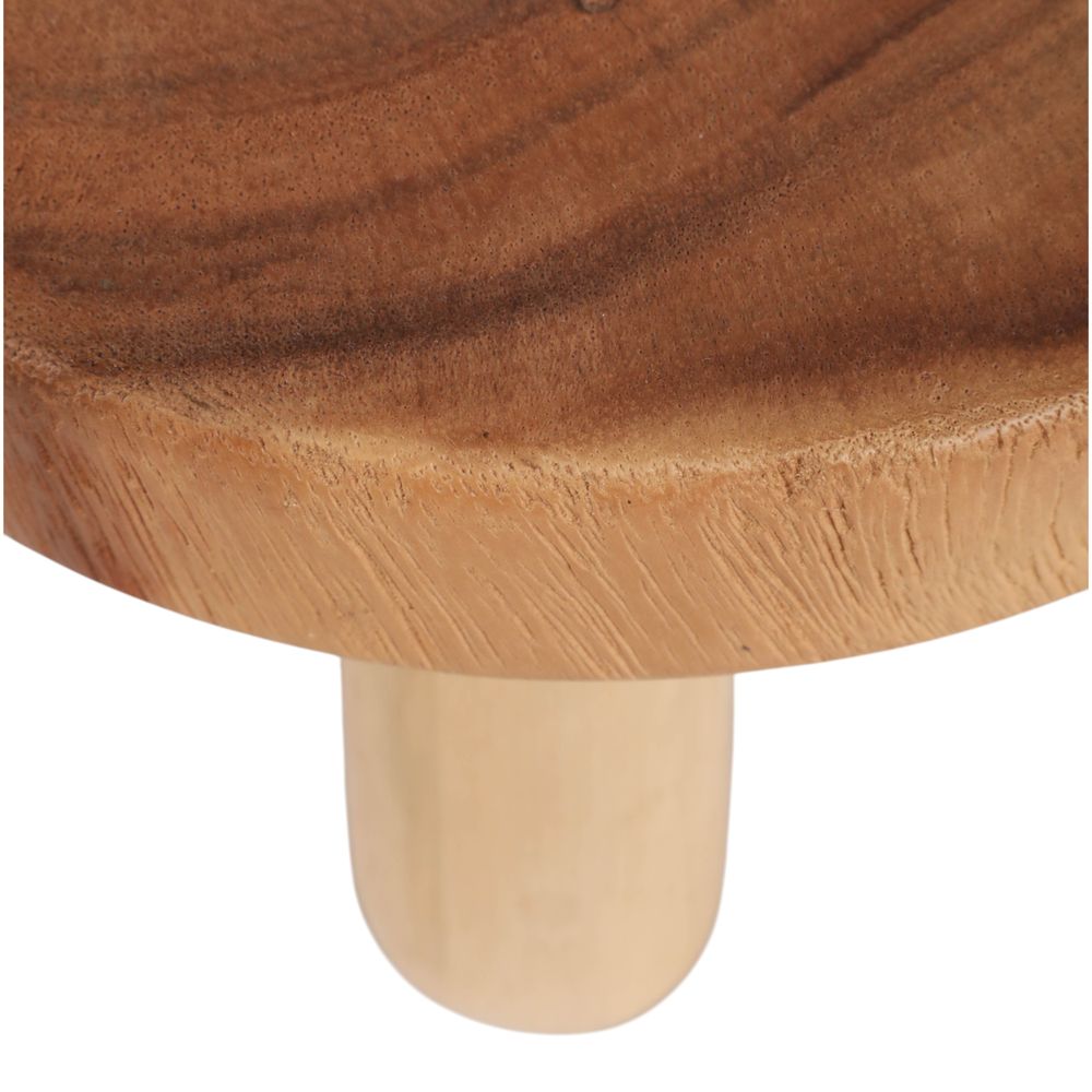 GLASERBEACH BROWN STOOL 6 (IN)