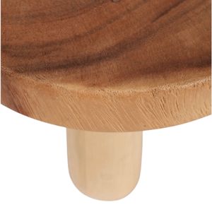 GLASERBEACH BROWN STOOL 6 (IN) 8