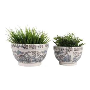 BONDVIEW SET OF 2 BLUE PLANTER 7 (IN) 3