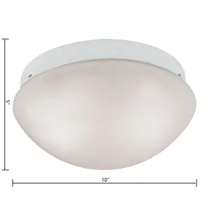 Elowen 10'' Wide 2-Light Flush Mount - White 2