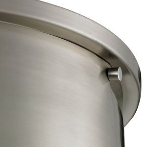 Simpson 14'' Wide 3-Light Flush Mount - Brushed Nickel 3