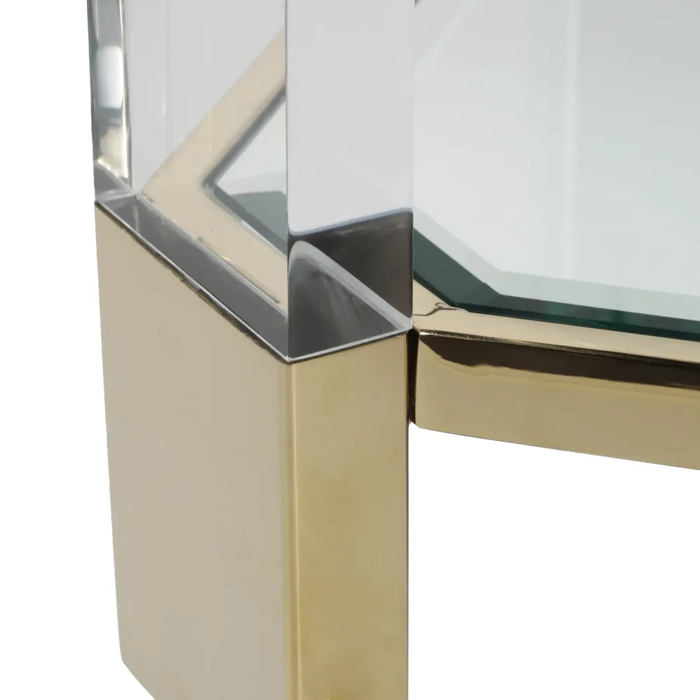 JUNEMORE CLEAR BAR CART 32 (IN)