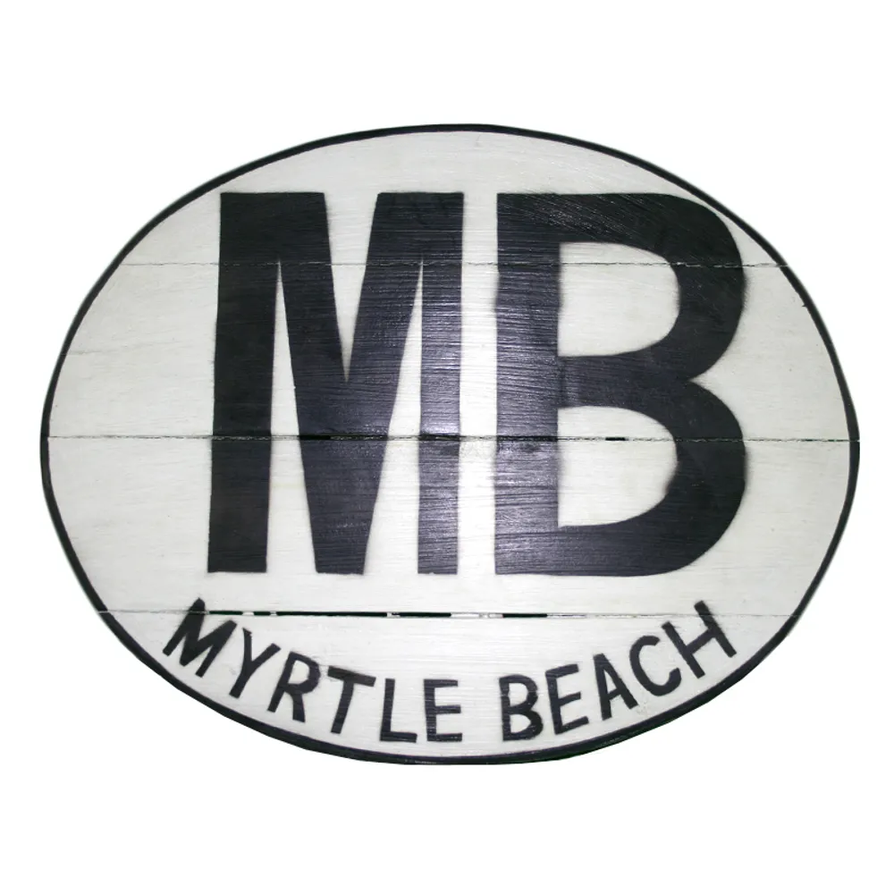 19" MYRTLE BEACH, MBWALL PLAQUE