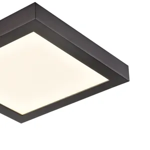 Titan 6'' Wide Integrated LED Down Light - Square Oil Rubbed Bronze 4