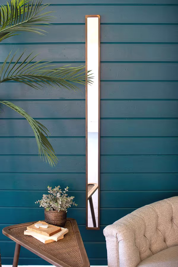 Tall Thin Wall Mirror / 4" Wide