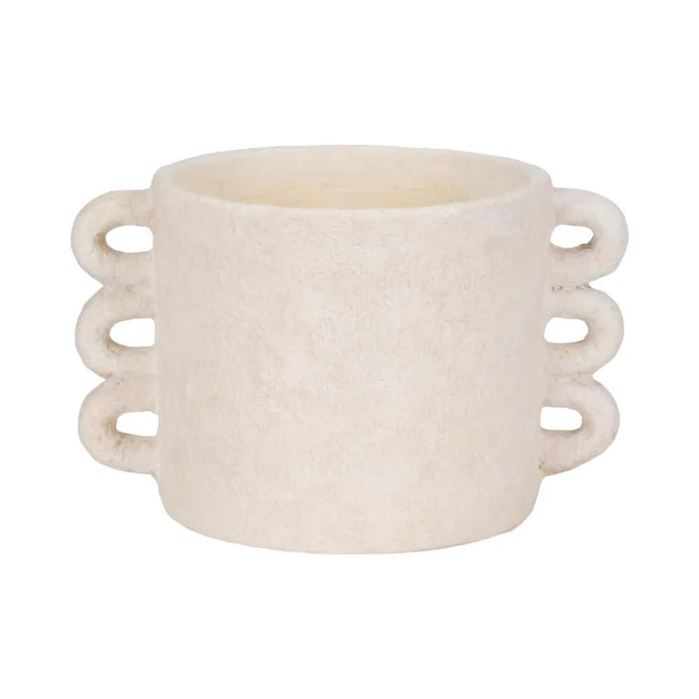 ARLOWHAVEN WHITE PLANTER 8 (IN)