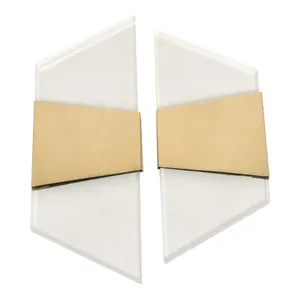 ELLENWIND SET OF 2 GOLD WALL SCULPTURES 16 (IN) 1