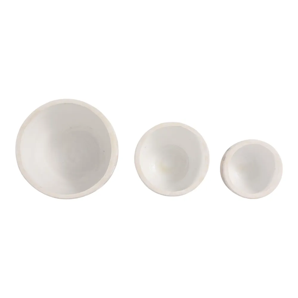LEONABURN SET OF 3 IVORY PLANTER 9 (IN)