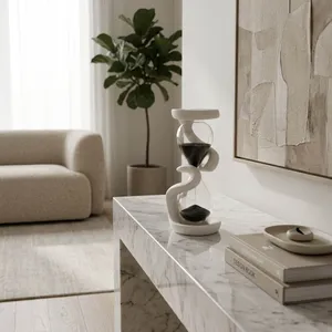 TESSSIDE WHITE HOURGLASS 13 (IN) 10