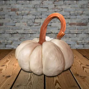 white Pearl Pumpkin 13x13x13in 1
