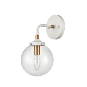 Boudreaux 6'' Wide 1-Light Vanity Light - Matte White 3