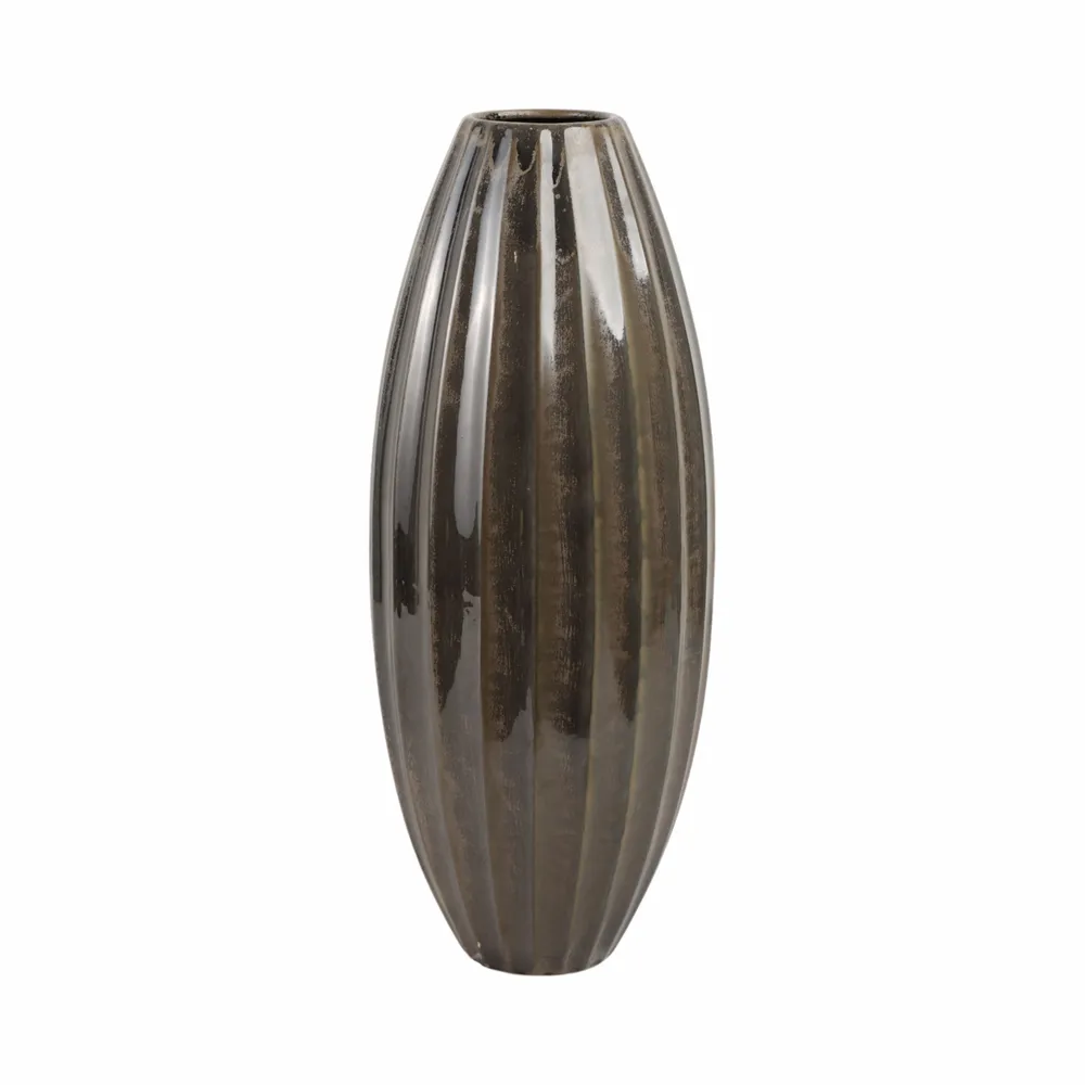 TILTONRIDGE BLACK VASE 20 (IN)