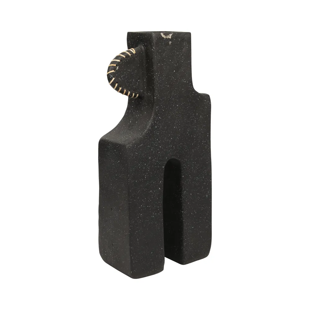 PAXTONWELL BLACK VASE 21 (IN)