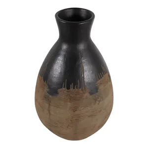 MONROEMILL BLACK VASE 21 (IN) 7
