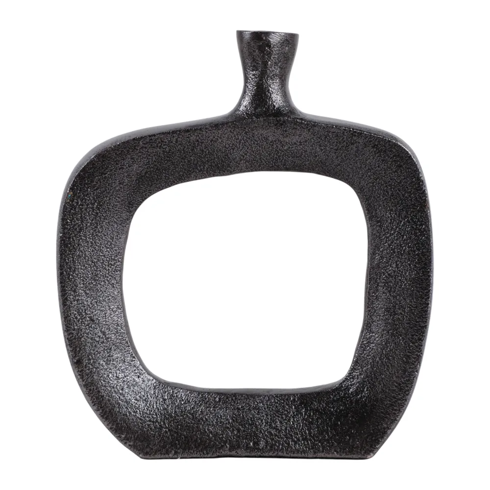 BREWERBROOK BLACK VASE 8 (IN)
