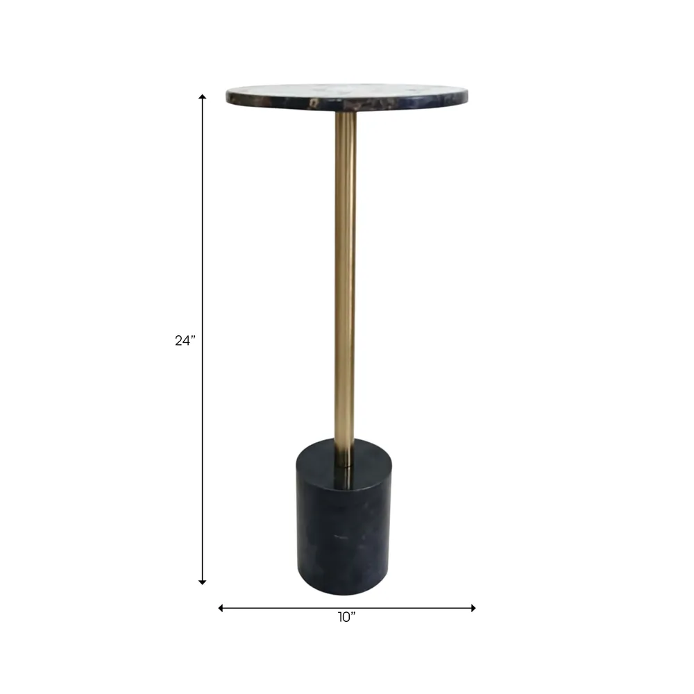 EASTONWICK GOLD TABLE 24 (IN)