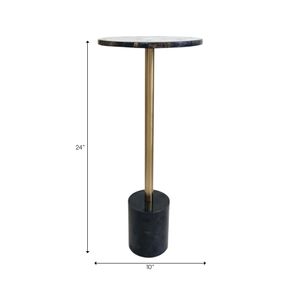 EASTONWICK GOLD TABLE 24 (IN) 8