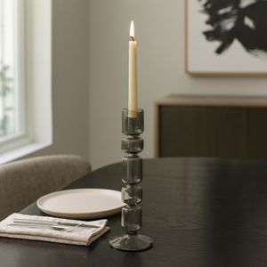 HENDONVALE BLACK CANDLE HOLDER 10 (IN) 11