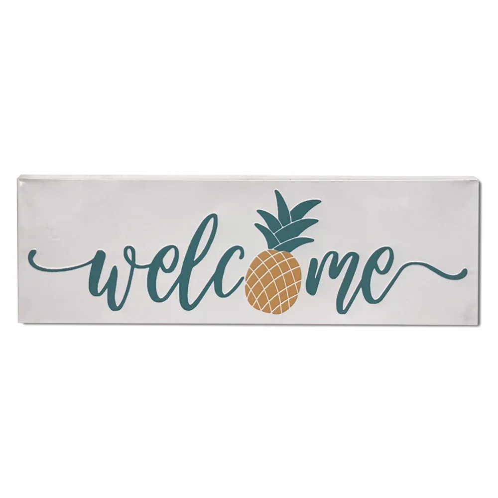23-1/2" WELCOME W/PINEAPPLE PLAQUE