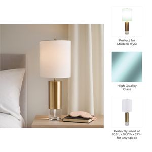 SPARROWTON WHITE LAMP 27 (IN) 8